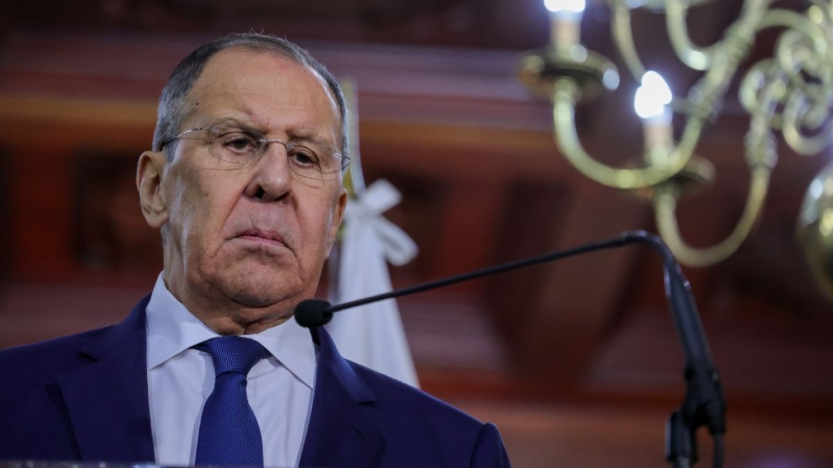 Russlands Au&szlig;enminister Sergej Lawrow richtet seine Drohungen auch gegen die USA. (Foto)