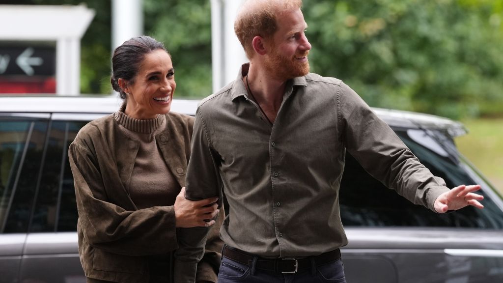 Der Herzog und die Herzogin von Sussex kommen am ersten Tag ihrer Reise nach Australien im Australian National Veterans Arts Museum (Anvam) in Southbank, Melbourne, Victoria, an. (Foto)
