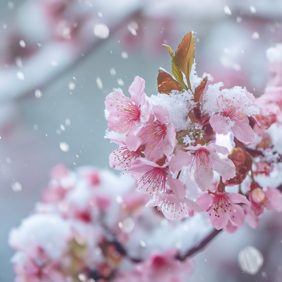 Der Frühling legt eine Pause ein.