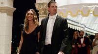 Lara Trump mit ihrem Ehemann Eric Trump.