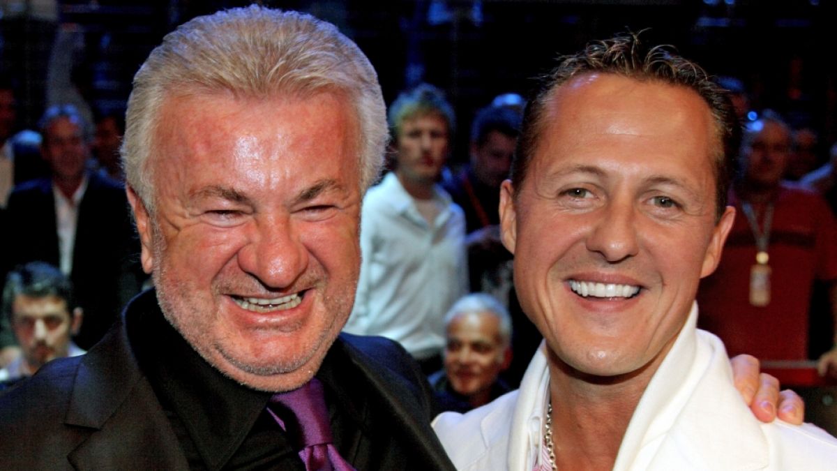 Ein Herz und eine Seele: Willi Weber stand Michael Schumacher lange Jahre als Manager zur Seite. (Foto)
