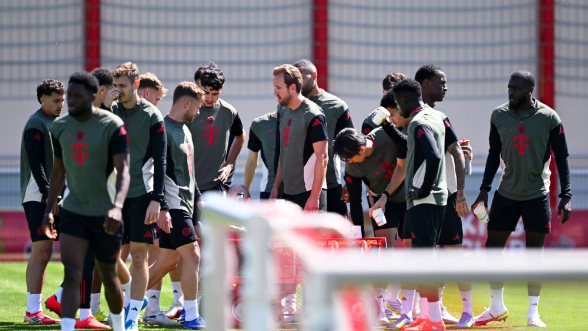 Die Spieler des FC Bayern M&uuml;nchen trainieren vor dem Champions-League-Halbfinale gegen Paris Saint-Germain. (Foto)