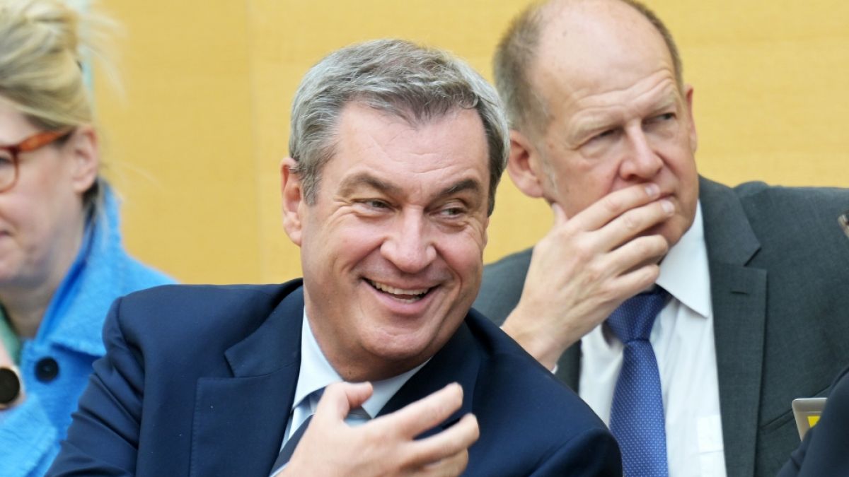 Markus S&ouml;der kontert ARD-Moderator Louis Klamroth in einem Wortgefecht. (Foto)