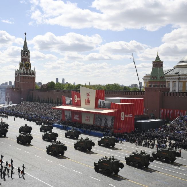 Bei der Militärparade auf dem Roten Platz in Moskau am 9. Mai sollen in diesem Jahr keine Militärfahrzeuge zu sehen sein.
