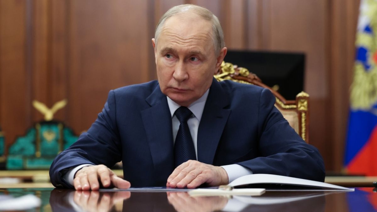 Seit Februar 2022 f&uuml;hrt Wladimir Putin Krieg gegen die Ukraine. (Foto)