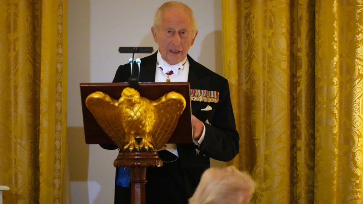 K&ouml;nig Charles' Rede vor dem US-Kongress hat russische Staatsmedien zu heftigen Beschimpfungen des Monarchen veranlasst. (Foto)