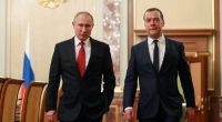 Wladimir Putins Vize Dmitri Medwedew hat drohende Worte über die 