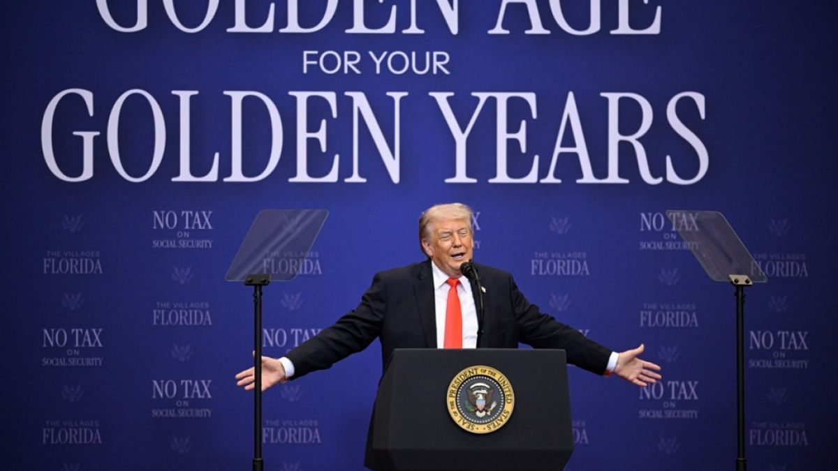 Donald Trump prahlte w&auml;hrend eines Besuchs in The Villages mit seinen angeblich herausragenden kognitiven F&auml;higkeiten. (Foto)