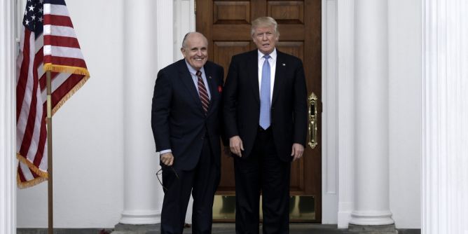 Rudy Giuliani im Krankenhaus