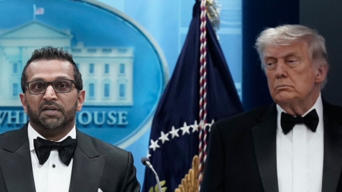 Berichten zufolge steht FBI-Chef Kash Patel l&auml;ngst auf Donald Trumps Abschussliste. (Foto)