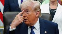 Donald Trump wich der eigentlichen Frage aus und begann zu faseln.