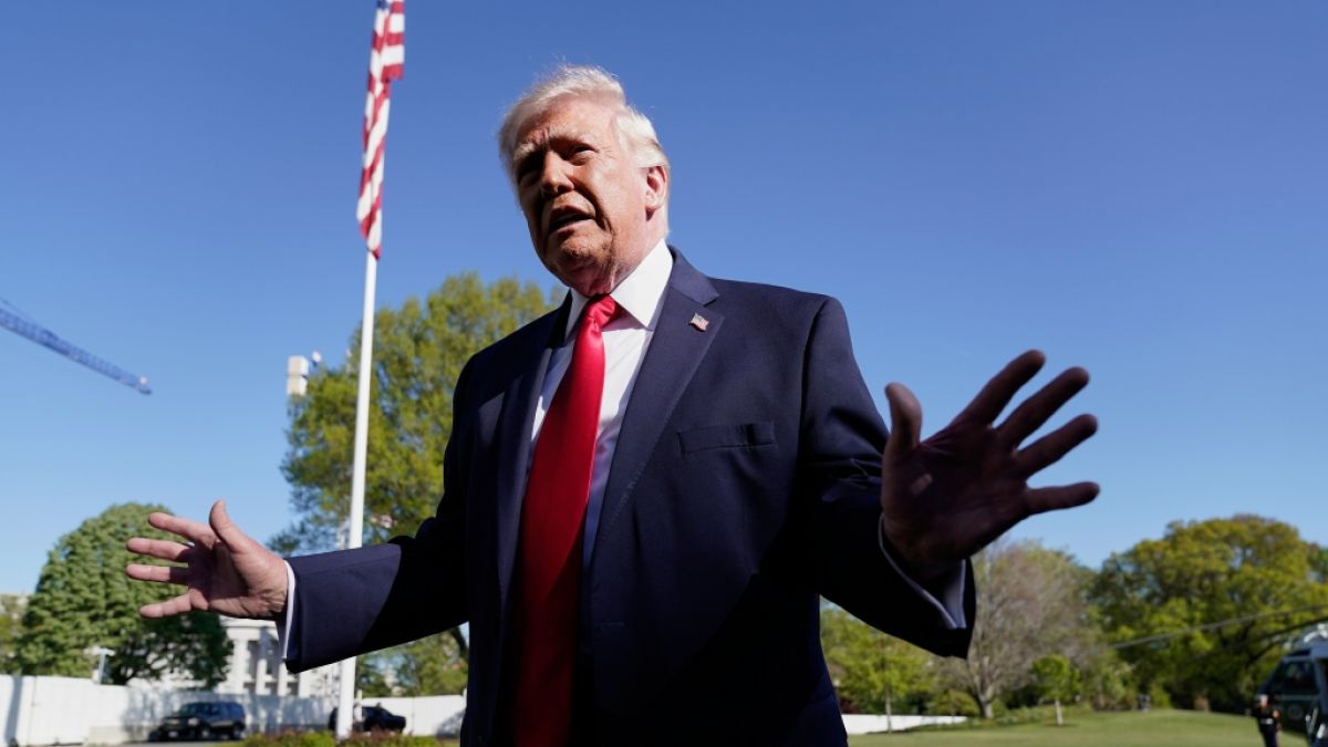 Was als lockere Fitness-Veranstaltung f&uuml;r Kinder im Wei&szlig;en Haus gedacht war, entwickelte sich f&uuml;r Donald Trump zu einem peinlichen Moment. (Foto)