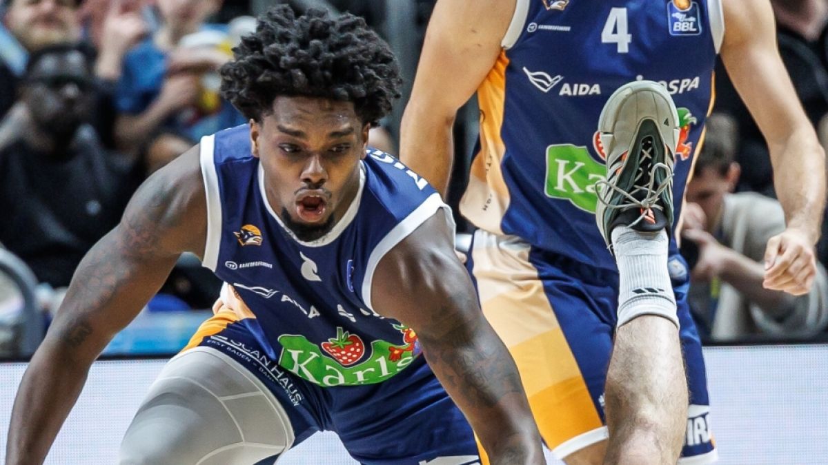 Kassim Nicholson im Trikot der Rostock Seawolves (Archivbild, 2026). (Foto)