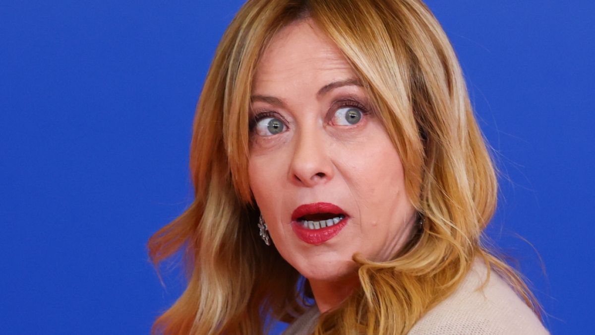 Italiens Ministerpr&auml;sidentin Giorgia Meloni wurde Opfer einer geschmacklosen Deepfake-Attacke. (Foto)