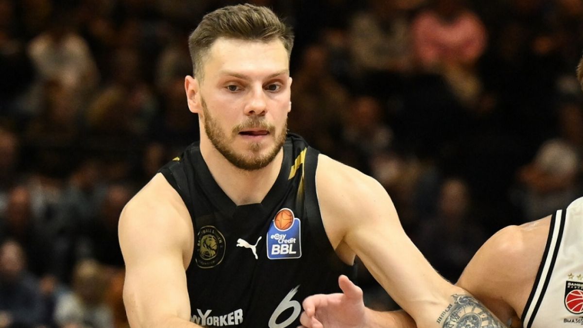 Ferdinand Zylka im Trikot der Basketball L&ouml;wen Braunschweig (Archivbild, 2025). (Foto)