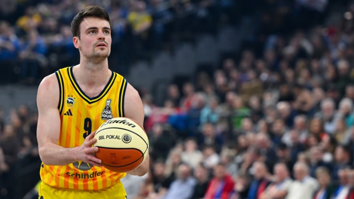 Jonas Mattisseck im Trikot von ALBA Berlin (Archivbild, 2026). (Foto)