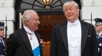 König Charles III. und Donald Trump