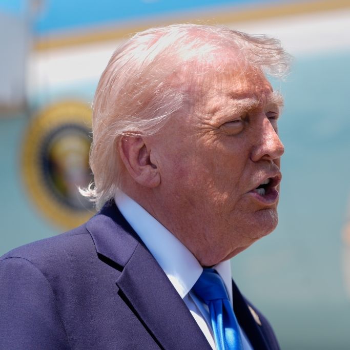 US-Präsident widerspricht sich selbst vor laufender Kamera