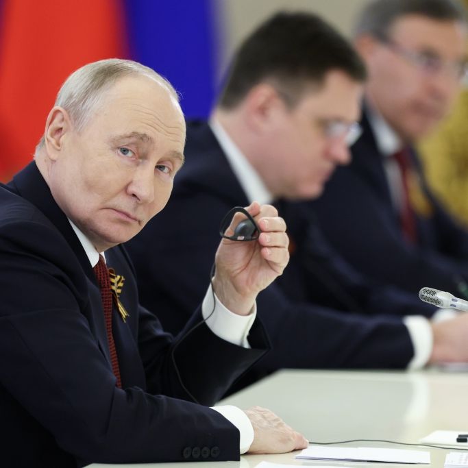 Wladimir Putin während eines Treffens im Großen Kremlpalast in Moskau.