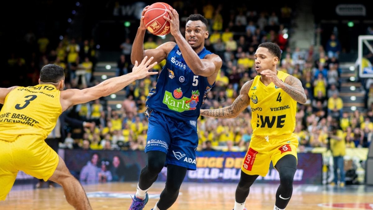 Chris Carter im Trikot der Rostock Seawolves (Archivbild, 2023). (Foto)