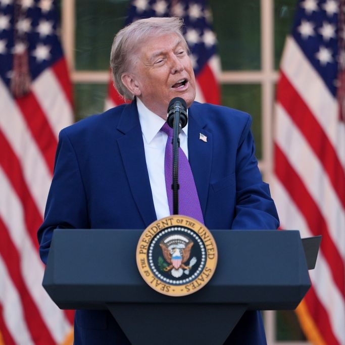 Donald Trump befindet sich derzeit in einem heftigen Umfrage-Tief.