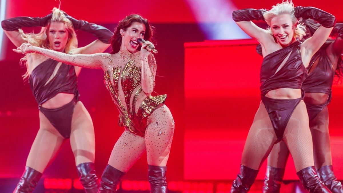 Ihre Performance &uuml;berzeugt: Sarah Engels sorgte beim ESC-Halbfinale in Wien f&uuml;r frenetischern Applaus. (Foto)