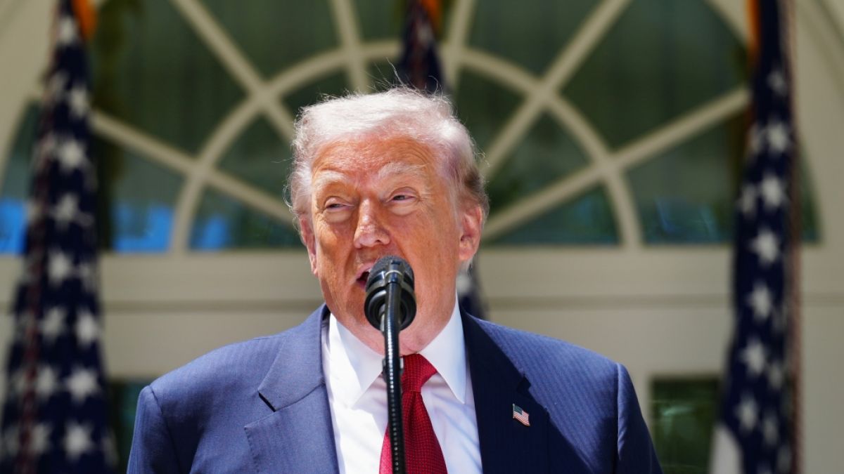 Donald Trump treibt den Bau seiner gigantischen Kriegsschiffe voran. (Foto)
