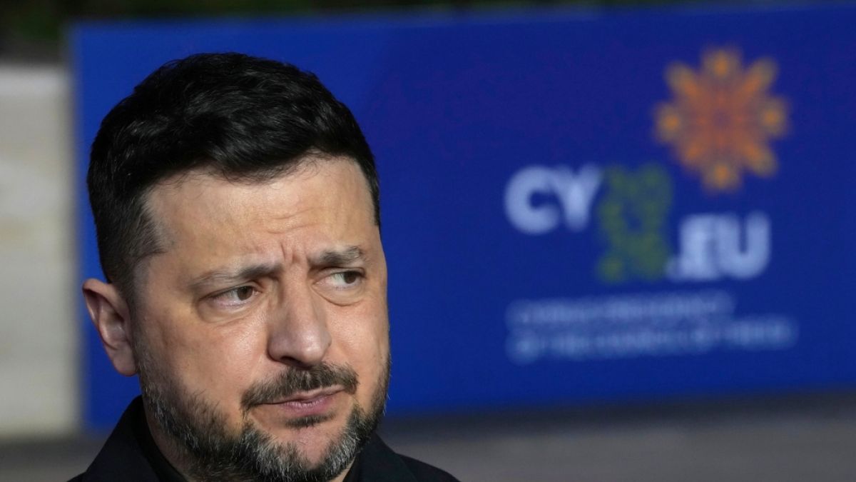 Wolodymyr Selenskyj verurteilt die j&uuml;ngsten Angriffe auf die Ukraine. (Foto)