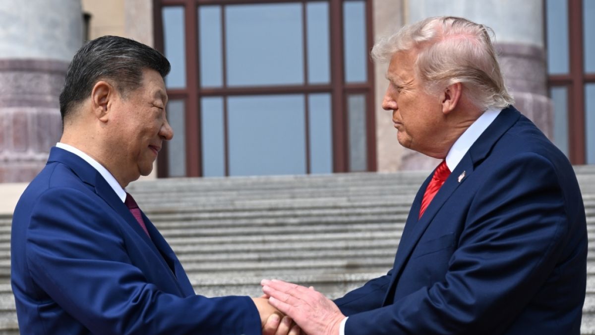 Die K&ouml;rpersprache zwischen Donald Trump und Xi Jinping steckt voller Signale. (Foto)