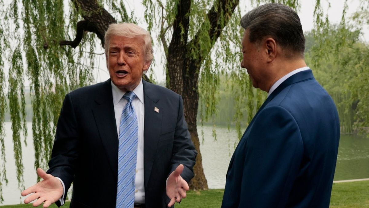 Donald Trump traf den chinesischen Pr&auml;sidenten Xi Jingping in Peking. Doch die Schilderungen des US-Pr&auml;sidenten und die der chinesischen Regierung gehen wenig sp&auml;ter weit auseinander. (Foto)