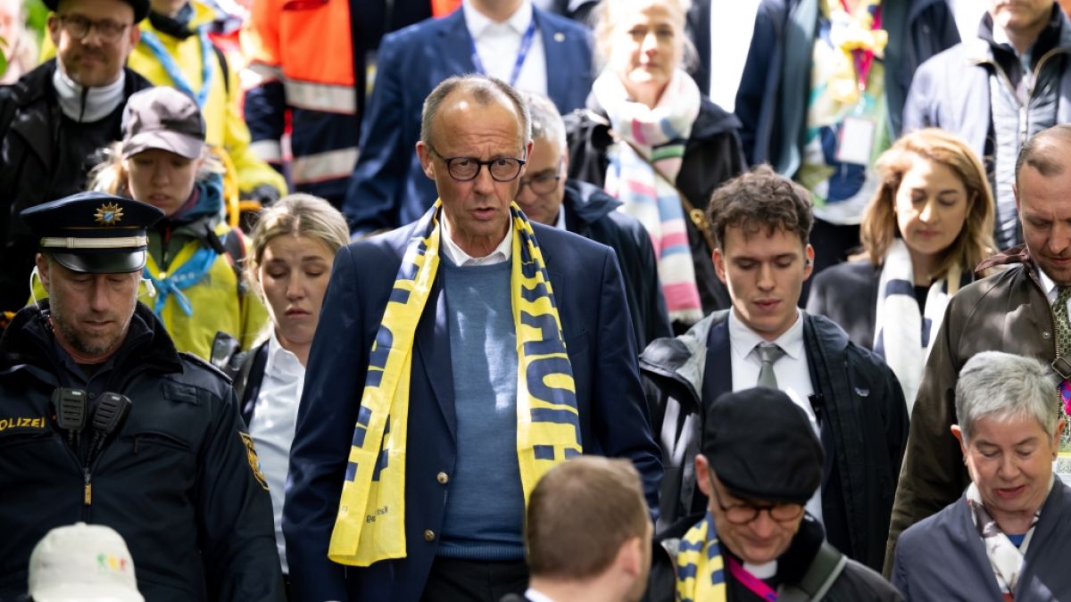 Proteste gegen Friedrich Merz beim Katholikentag &ndash; St&ouml;rer unterbrechen Diskussion (Foto)