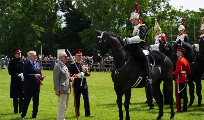 Tod erschüttert König Charles - Soldat nach Sturz gestorben Royal Windsor Horse Show in Windsor