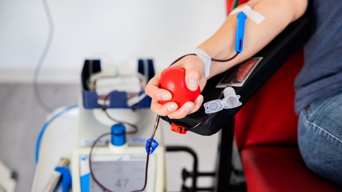 Blutspenden retten Menschenleben. (Foto)
