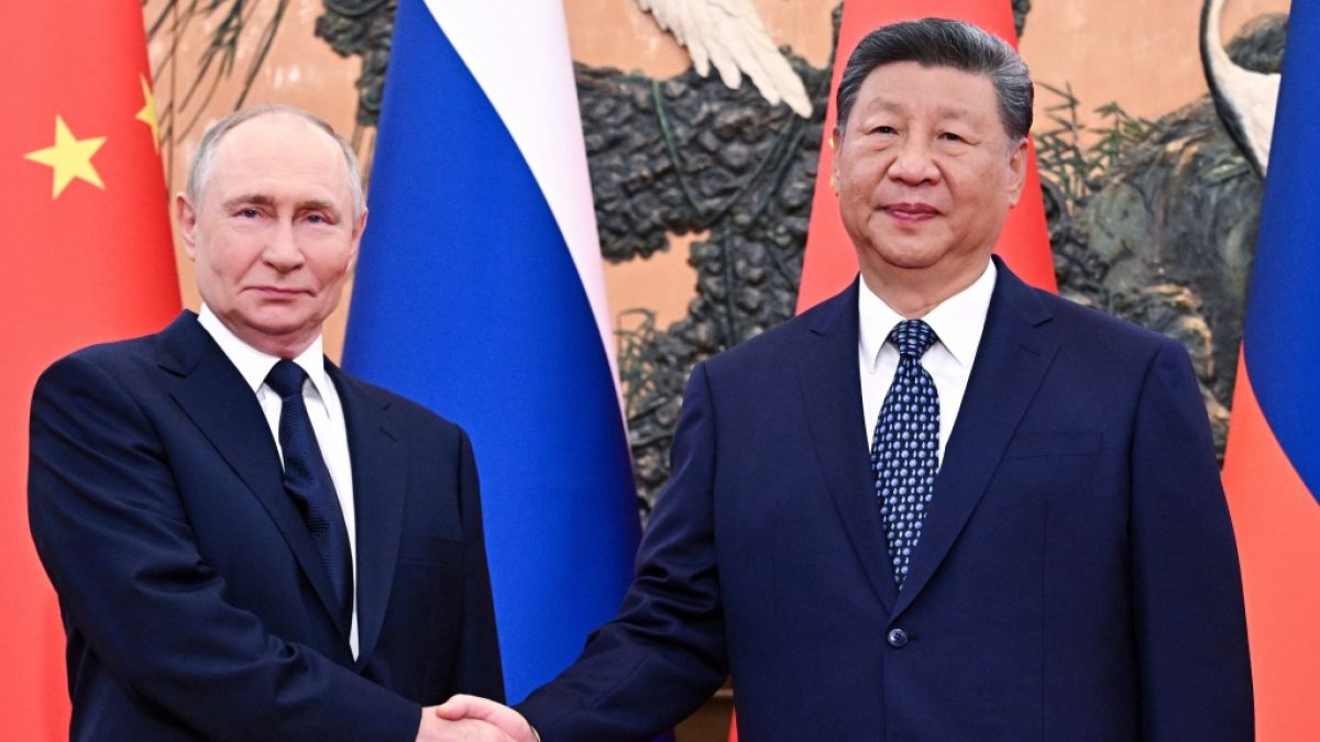 Wladimir Putin reist nach China, um Staatschef Xi Jinping zu treffen. (Foto)