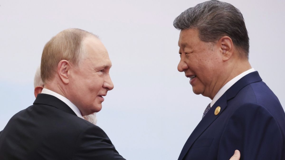 Wladimir Putin trifft sich mit Xi Jinping in Peking. (Foto)