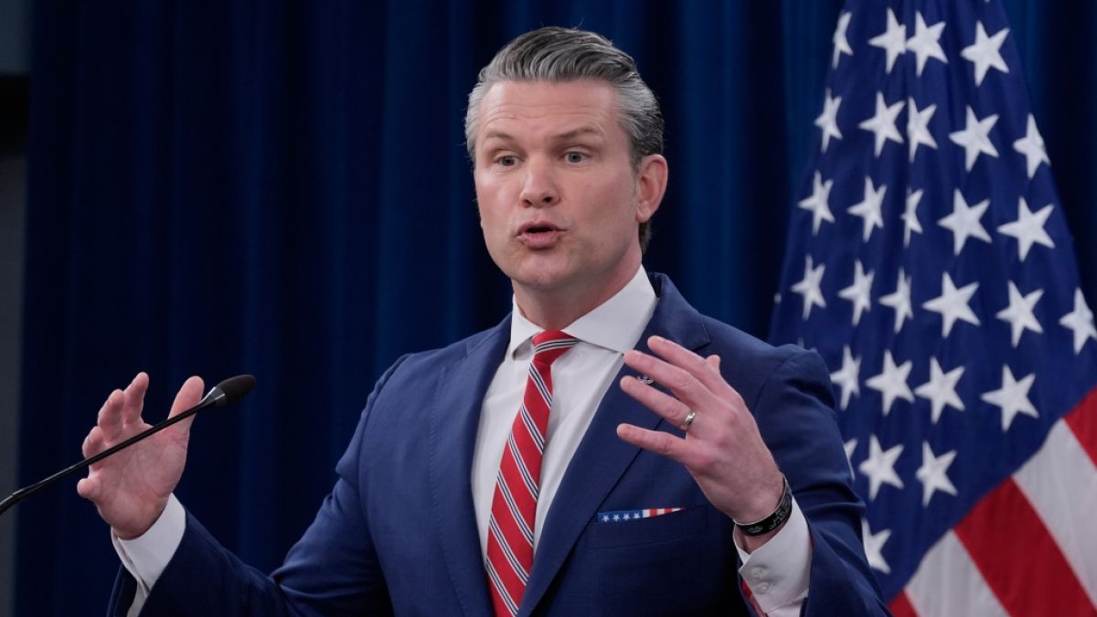 Pete Hegseth wurde nach seinem Auftritt verspottet. (Foto)