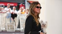 Heidi Klum bei der Ankunft in Cannes.