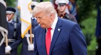 Donald Trump rückte in seiner Rede sich selbst in den Mittelpunkt.