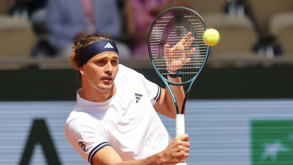 Alexander Zverev spielt in Runde 2 der French Open gegen den Tschechen Machac. (Foto)