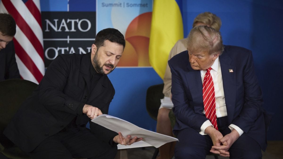 Der ukrainische Pr&auml;sident Wolodymyr Selenskyj bittet US-Pr&auml;sident in einem Brief um Unterst&uuml;tzung bei der Luftabwehr. (Foto)