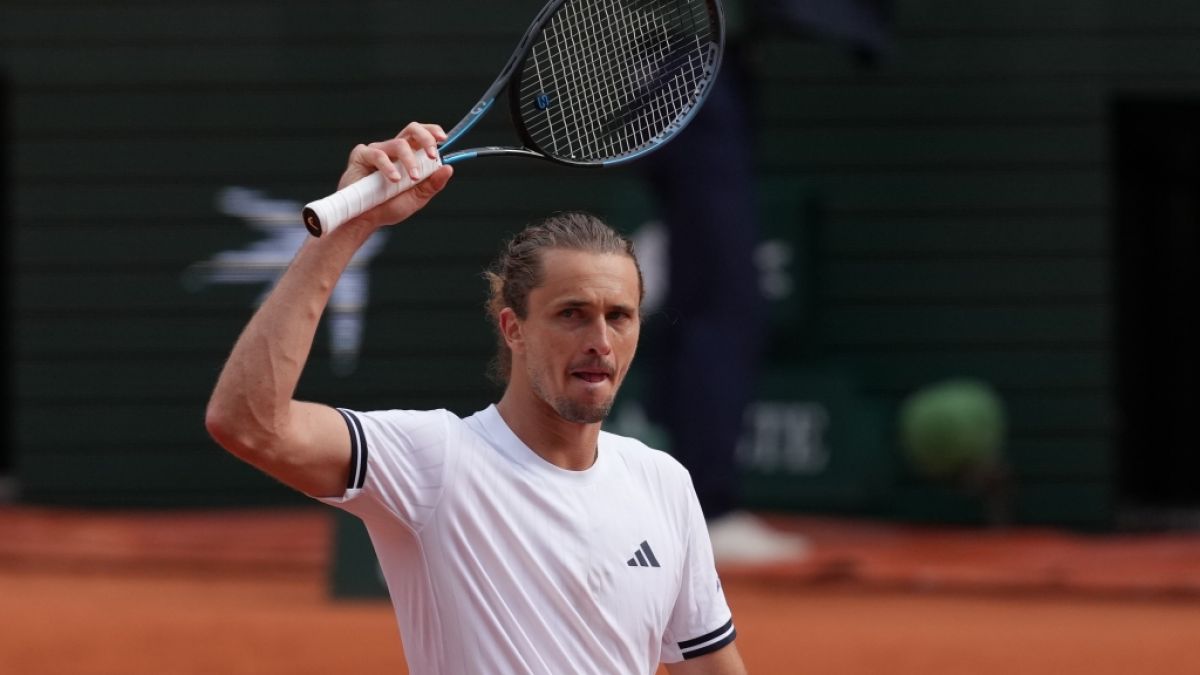 Alexander Zverev steht im Viertelfinale der French Open. (Foto)
