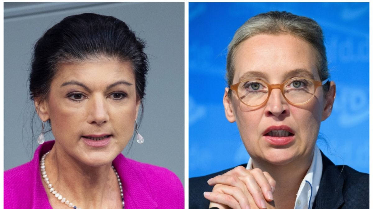 Sahra Wagenknecht rei&szlig;t die Brandmauer zur AfD ein. (Foto)