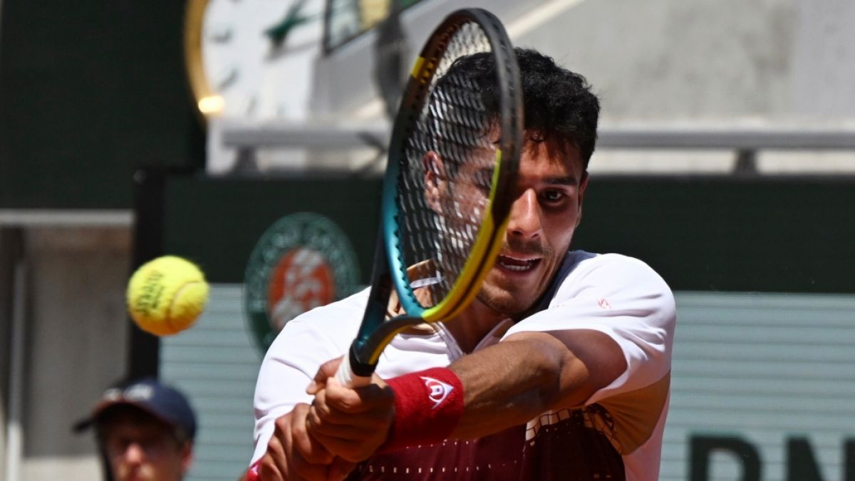 Tennisprofi Adolfo Daniel Vallejo aus Paraguay sorgte f&uuml;r einen Eklat bei den French Open in Paris. (Foto)