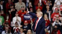 Donald Trump während einer Wahlkampfveranstaltung.