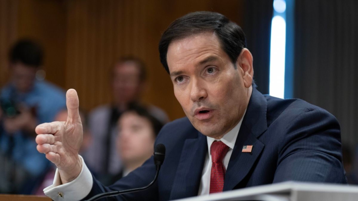 US-Au&szlig;enminister Marco Rubio muss sich w&auml;hrend einer Anh&ouml;rung im Senat Fragen zum Iran-Krieg gefallen lassen. (Foto)