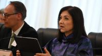 Für Katherina Reiche wurde die Personalversammlung ihres Hauses offenbar zu einem unangenehmen Termin.