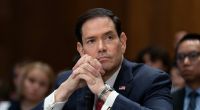 US-Außenminister Marco Rubio musste sich im Kongress zu Donald Trumps Nickerchen äußern.