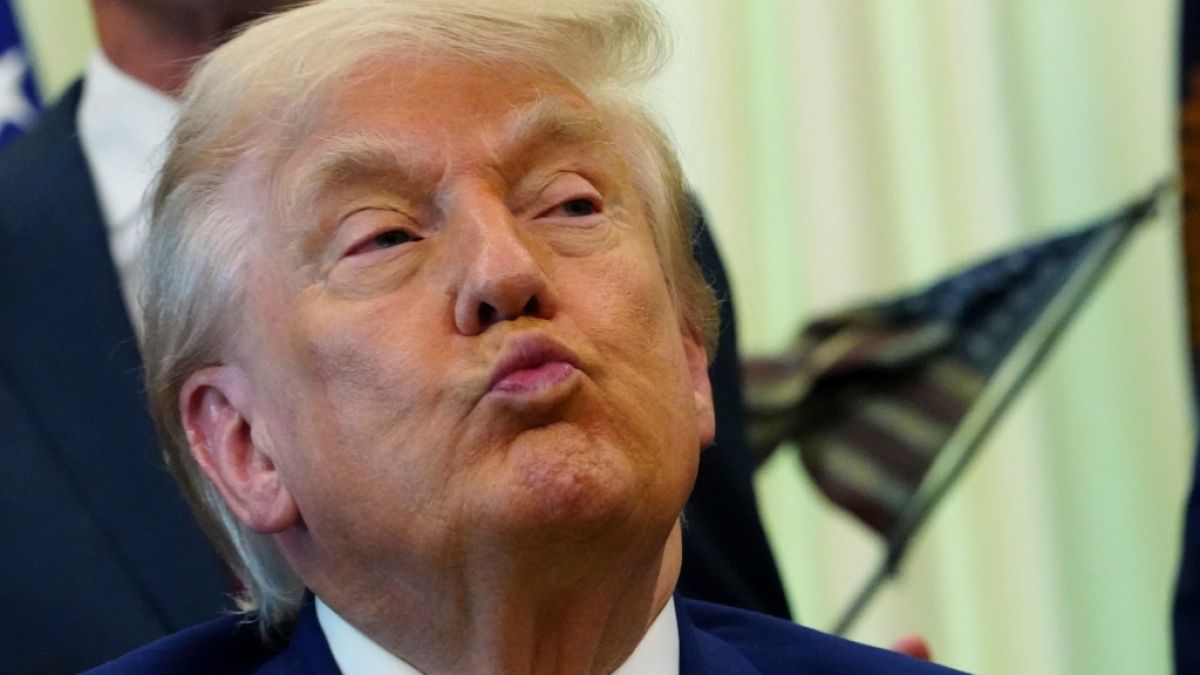 Donald Trump in der Zwickm&uuml;hle: Wird der US-Pr&auml;sident sein Veto gegen die Ukraine-Hilfen einlegen und sich damit gegen zahlreiche republikanische Parteikollegen stellen? (Foto)