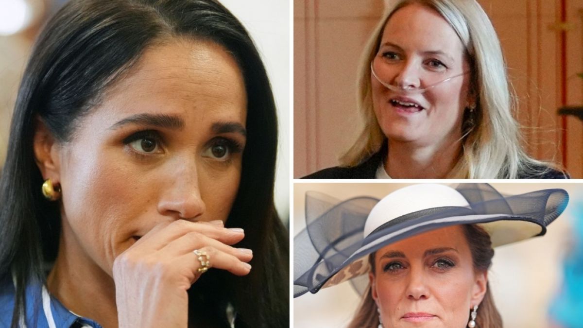 Meghan Markle, Norwegens Kronprinzessin Mette-Marit und Prinzessin Kate sorgen diesmal in den Royals-News f&uuml;r Wirbel. (Foto)