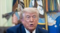US-Präsident Donald Trump spricht im Oval Office des Weißen Hauses.